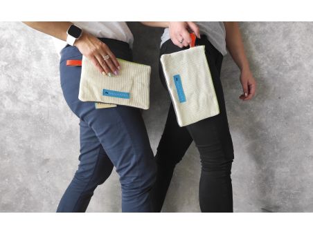 Recycling Clutch Bag: gemaakt van gerecyclede schaduwzeil stof