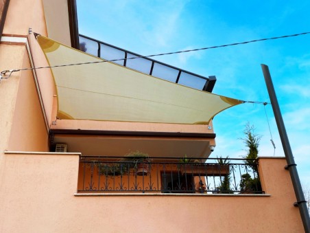 Saill ademend - premium schaduwdoek winddoorlatend en windbestendig