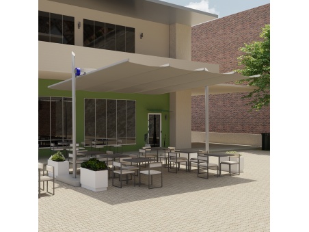 Maistra: de eerste opvouwbare, kantelbare en in hoogte verstelbare pergola