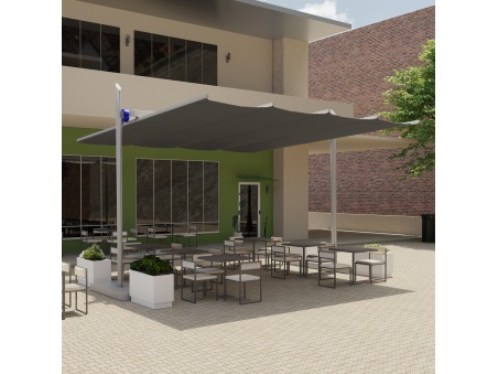 Maistra: de eerste opvouwbare, kantelbare en in hoogte verstelbare pergola