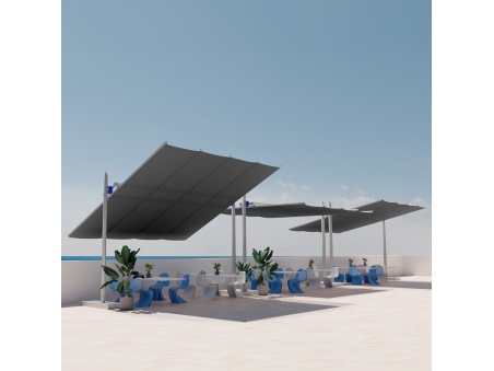 Maistra: de eerste opvouwbare, kantelbare en in hoogte verstelbare pergola