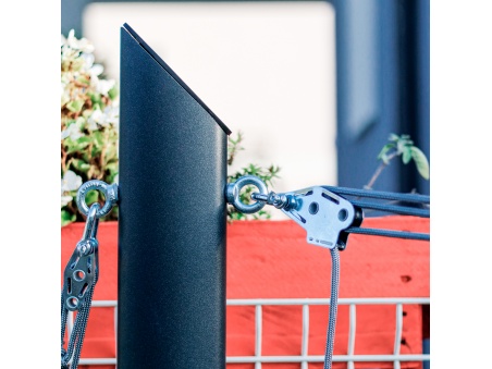 Ulisse - Paal Voor Schaduwdoeken Staal Variabele Hoogte