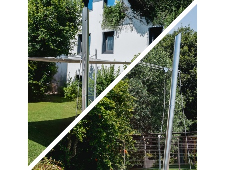 EZ Mast Inox - De 304 Inox Mast Voor Schaduwzeilen