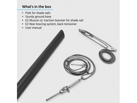 EZ Mast - de Nieuwe Paal voor Schaduwzeilen