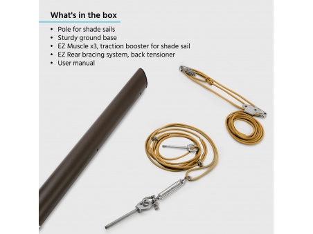 EZ Mast - de Nieuwe Paal voor Schaduwzeilen