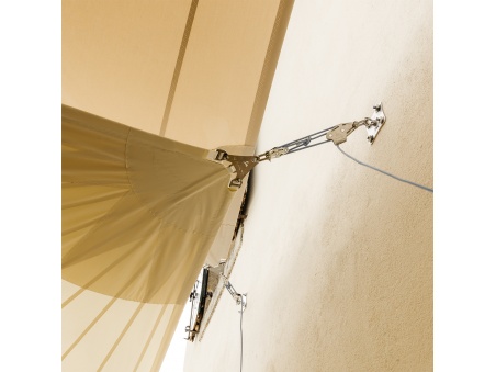 Kit wandmontage Muscle X3 met tractie booster voor schaduwdoeken