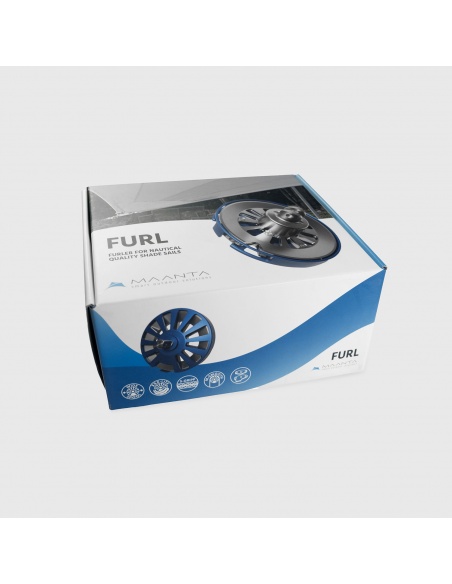 Solaria Furl waterdicht: Radiaal gesneden, oprolbaar schaduwdoek