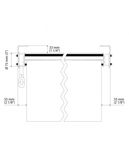 Buitenrolgordijn Easy Roll V2 - Economisch en Tegen de Beste Prijs