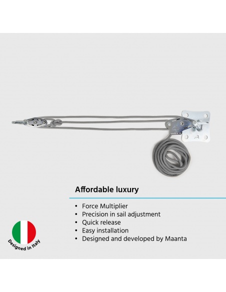 Kit wandmontage Muscle X3 met tractie booster voor schaduwdoeken