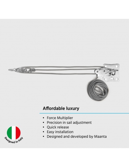 Kit wandmontage Muscle X3 met tractie booster voor schaduwdoeken