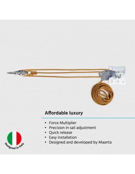 Kit wandmontage Muscle X3 met tractie booster voor schaduwdoeken