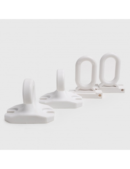 Set haken voor verticale rolgordijnen - Paar ogen en haken voor uw verticale zonnescherm