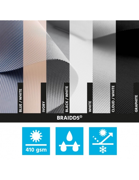 EasySwitch: vervangend doek voor verticale luifels