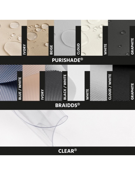 Stofstalen Rolgordijnen