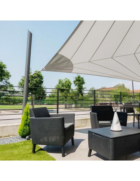 Solaria +Plus Waterdicht - De evolutie van ons beste waterdichte radiaal gesneden schaduwzeil