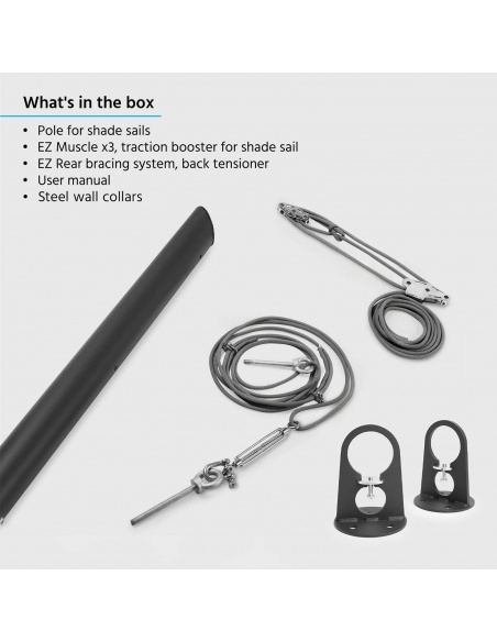 EZ Mast - de Nieuwe Paal voor Schaduwzeilen