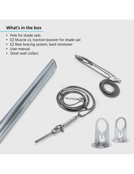 EZ Mast - de Nieuwe Paal voor Schaduwzeilen