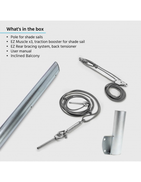 EZ Mast - de Nieuwe Paal voor Schaduwzeilen