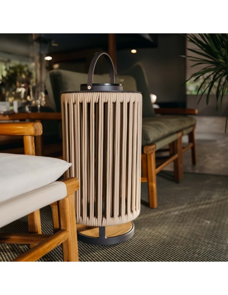 ROPE Light: Buitenlamp van Gevlochten Touw | Maanta