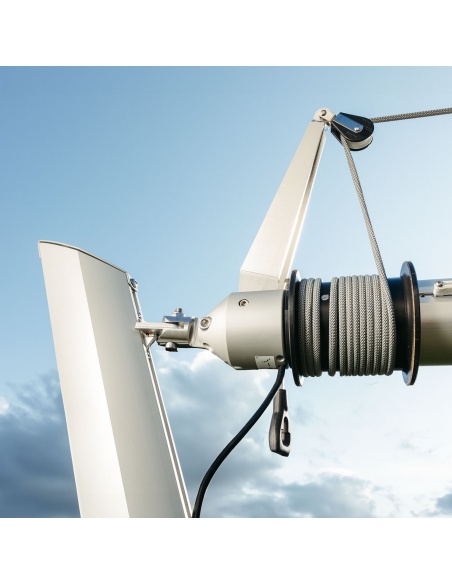 Alu Simple: De Paal voor jouw Gemotoriseerde Oprolbare Schaduwdoek Zefira