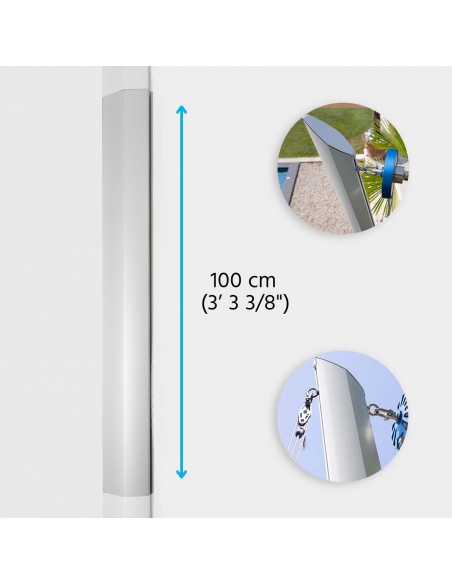 Alu Simple Extension - Verlenging voor mast van schaduwdoek
