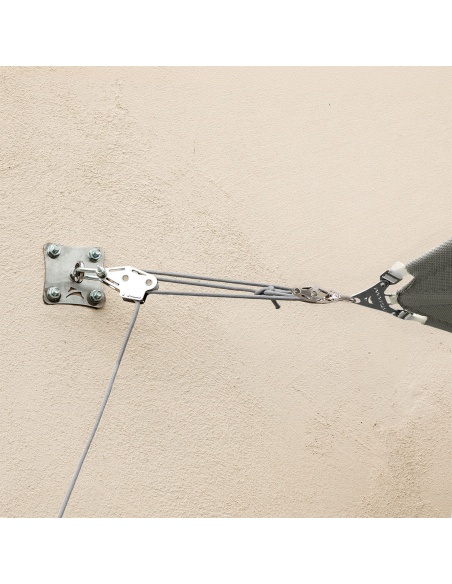 Set van 4 draadstangen van gegalvaniseerd staal M10 lengte 12 cm