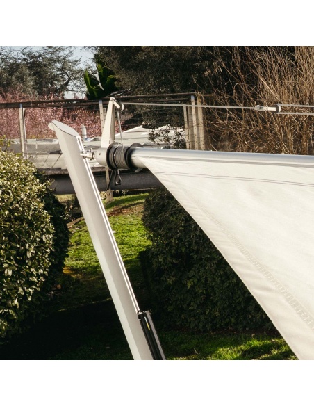 Alu Simple: De Paal voor jouw Gemotoriseerde Oprolbare Schaduwdoek Zefira