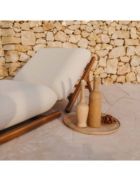 Tuga: Uniek nautisch ontwerp teak zonnebed