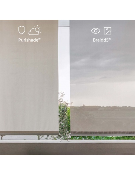 Reef Roll - Buitenrolgordijn OP MAAT met zijgeleiding