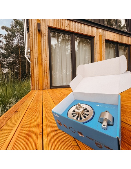 Solaria Furl waterdicht: Radiaal gesneden, oprolbaar schaduwdoek