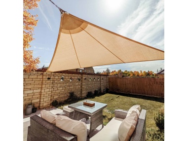 Solaria Ademend - ons beste zonnedoek met radiale snit