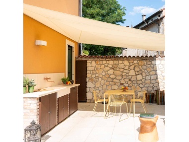 Solaria Lean Stock – Gereviseerd zeil met muurprofiel