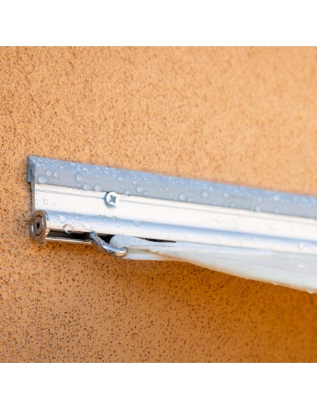 Solaria Lean Stock – Gereviseerd zeil met muurprofiel