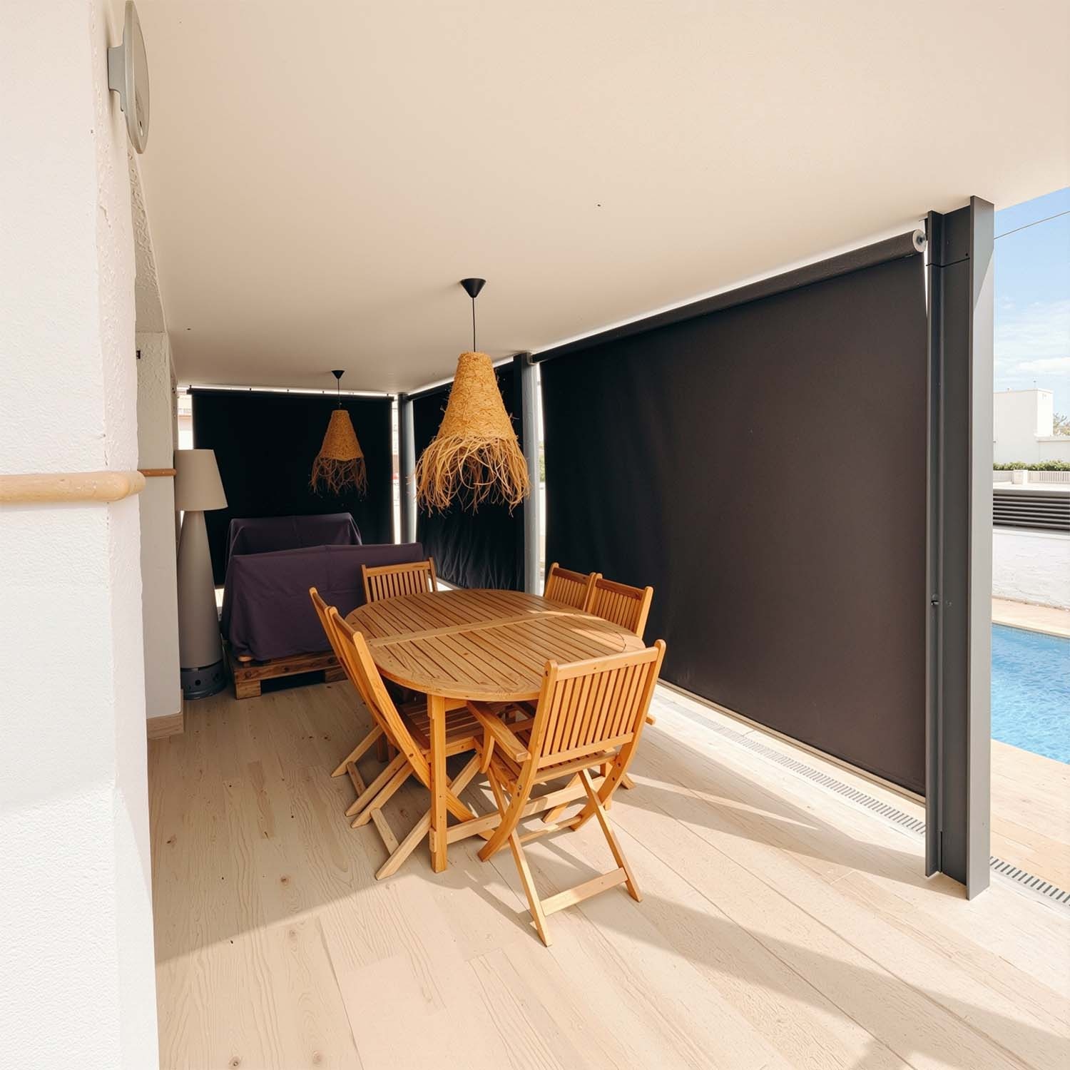 Reef Roll - Buitenrolgordijn Met zijgeleiding Online 2