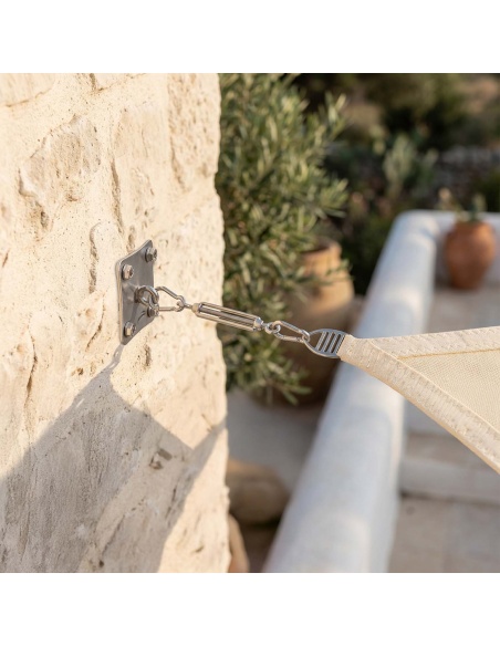 Bevestigingsset EZ Wall Fix voor muren spanhaak staal schaduwdoek