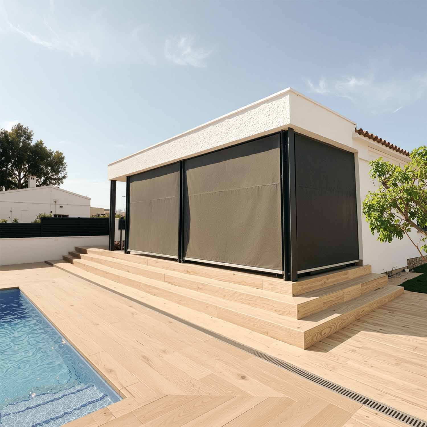 Reef Roll - Buitenrolgordijn Met zijgeleiding Online