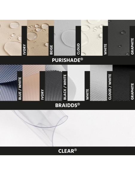 Stofstalen Rolgordijnen