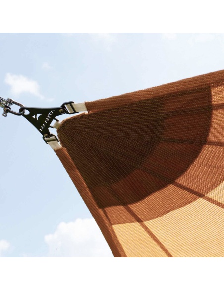 Solaria Ademend - ons beste zonnedoek met radiale snit