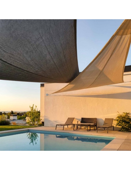 Solaria Ademend - ons beste zonnedoek met radiale snit