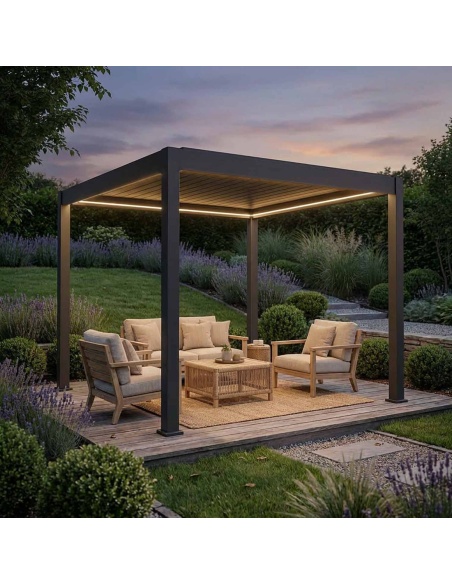 Lyra T6: Bioklimatische pergola met 6 unieke technologieën