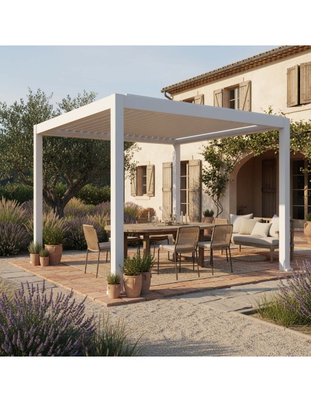 Lyra T6: Bioklimatische pergola met 6 unieke technologieën