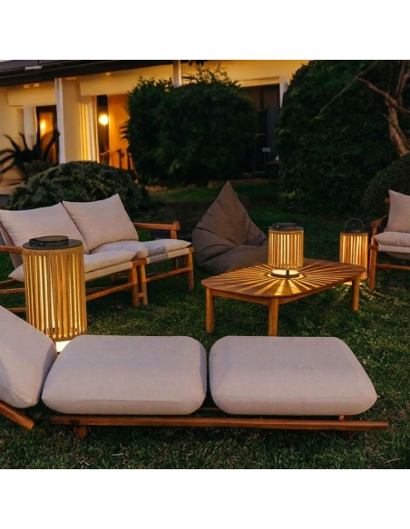 Marinea: Buitenlamp van gevlochten touw