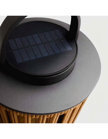 Marinea: Buitenlamp van gevlochten touw