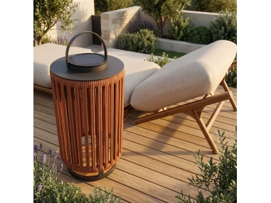 Marinea: Buitenlamp van gevlochten touw