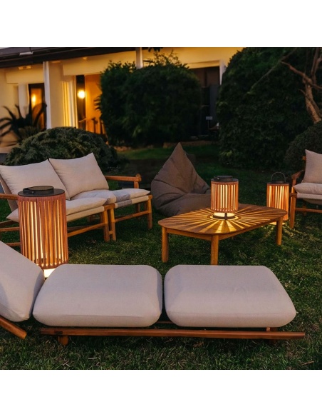 Marinea: Buitenlamp van gevlochten touw