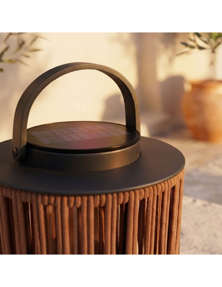 Marinea: Buitenlamp van gevlochten touw