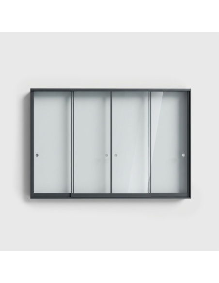 Schuivende glazen wanden voor Lyra T6 - Pergola met glas afgesloten