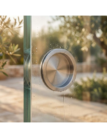 Schuivende glazen wanden voor Lyra T6 - Pergola met glas afgesloten