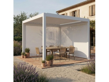 Manual Zip Screen - Zipscreen voor pergola Lyra T6