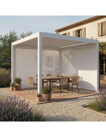 Manual Zip Screen - Zipscreen voor pergola Lyra T6